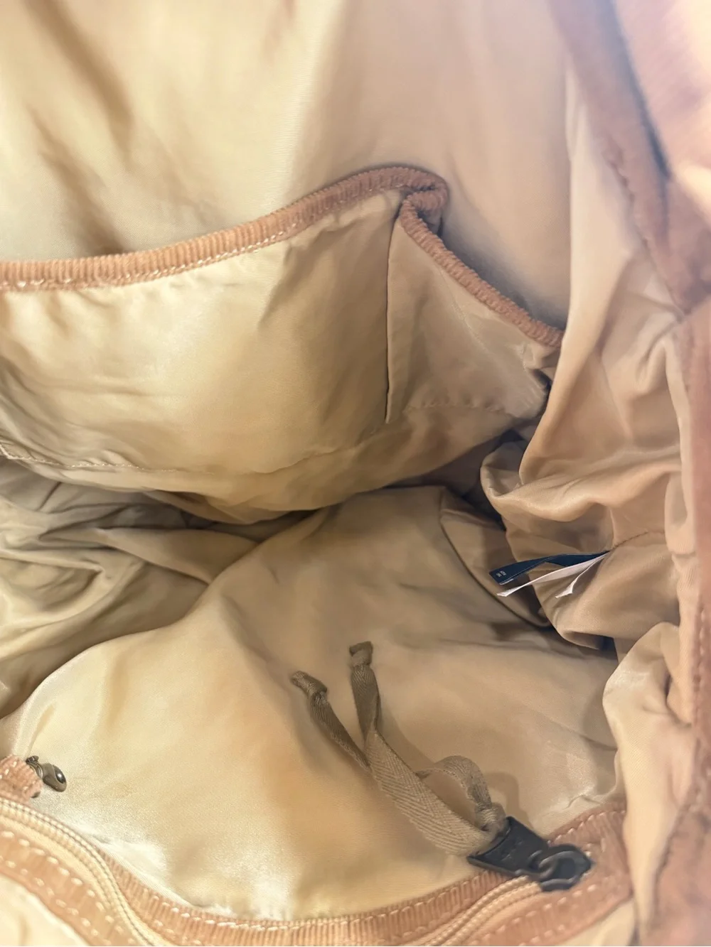 GAP Brown Canvas Shoulder Bag with Front Pocket